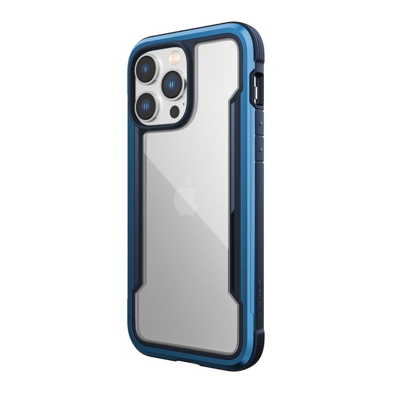 X-Doria Raptic Shield - Aluminum Case for iPhone 14 Pro Max (Drop-Tested 3m) (Marine Blue) 1