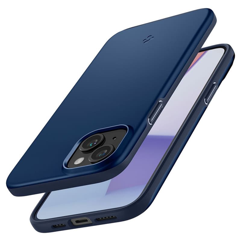 Spigen Thin Fit - Case for iPhone 15 (Navy Blue) 7