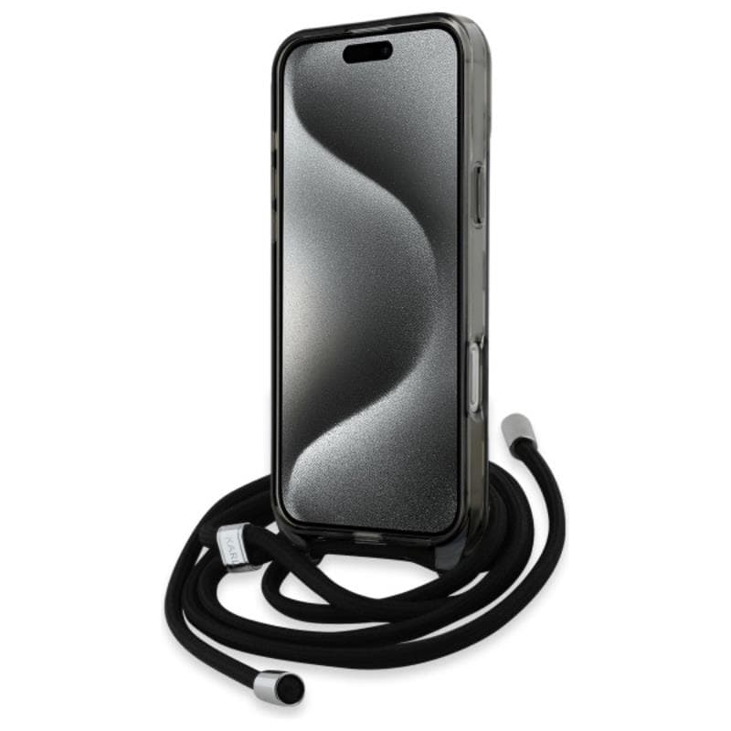 Karl Lagerfeld IML Crossbody Monogram Karl & Choupette Head MagSafe - Case for iPhone 16 Pro Max (black) 4