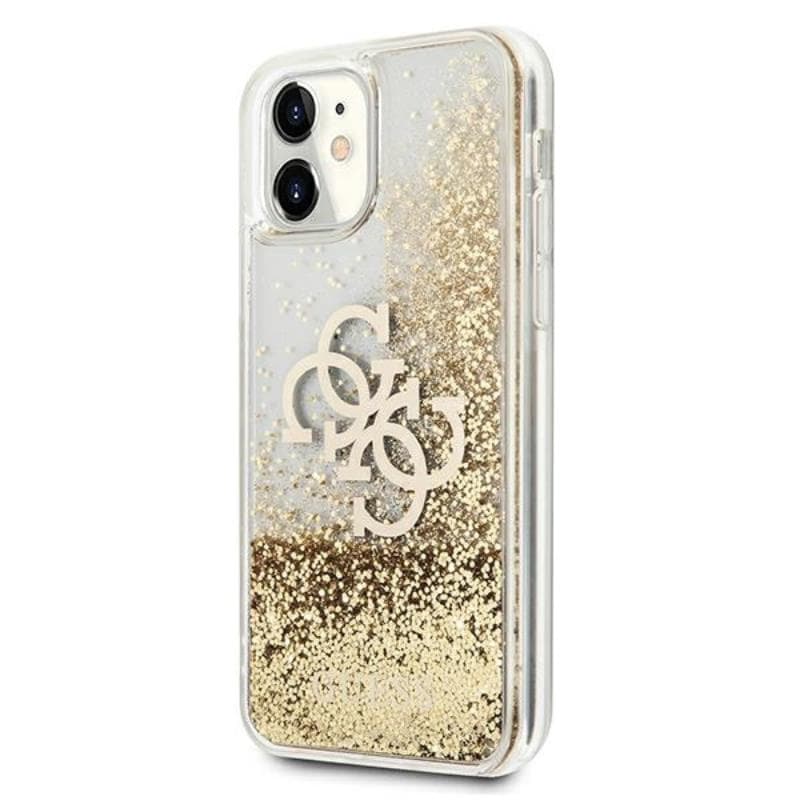 Guess Liquid Glitter 4G Big Logo - Case for iPhone 11 (gold) 2