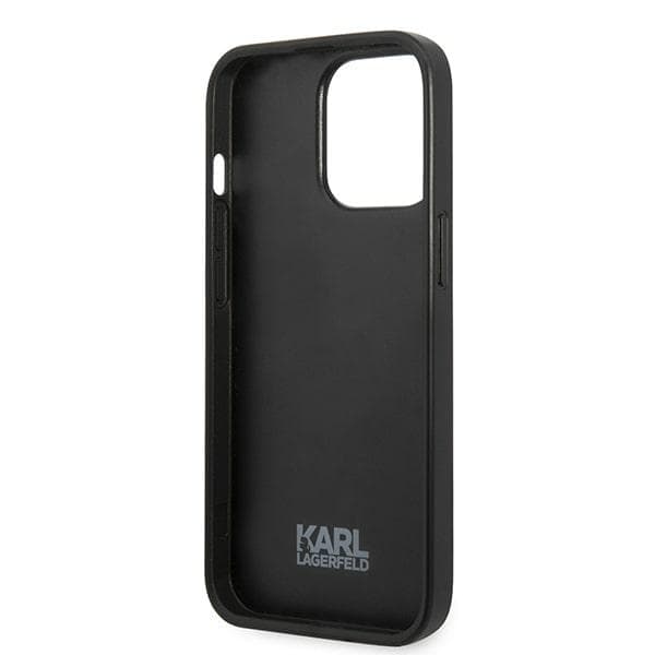 Karl Lagerfeld Iconic Karl Flower - Case for iPhone 13 Pro (Grey) 7