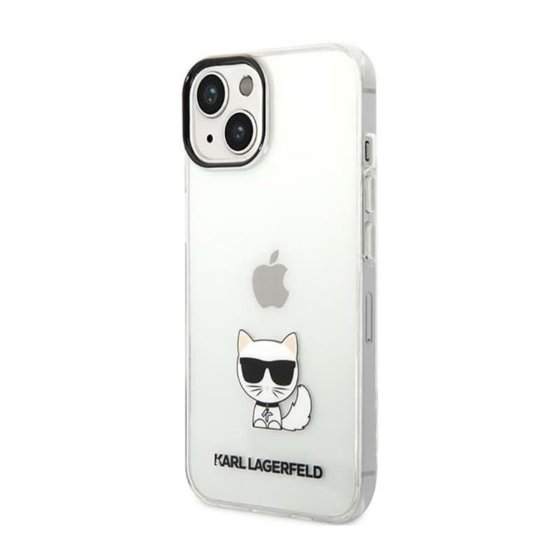 Karl Lagerfeld Choupette Body - Case for iPhone 14 Plus (Clear) 2