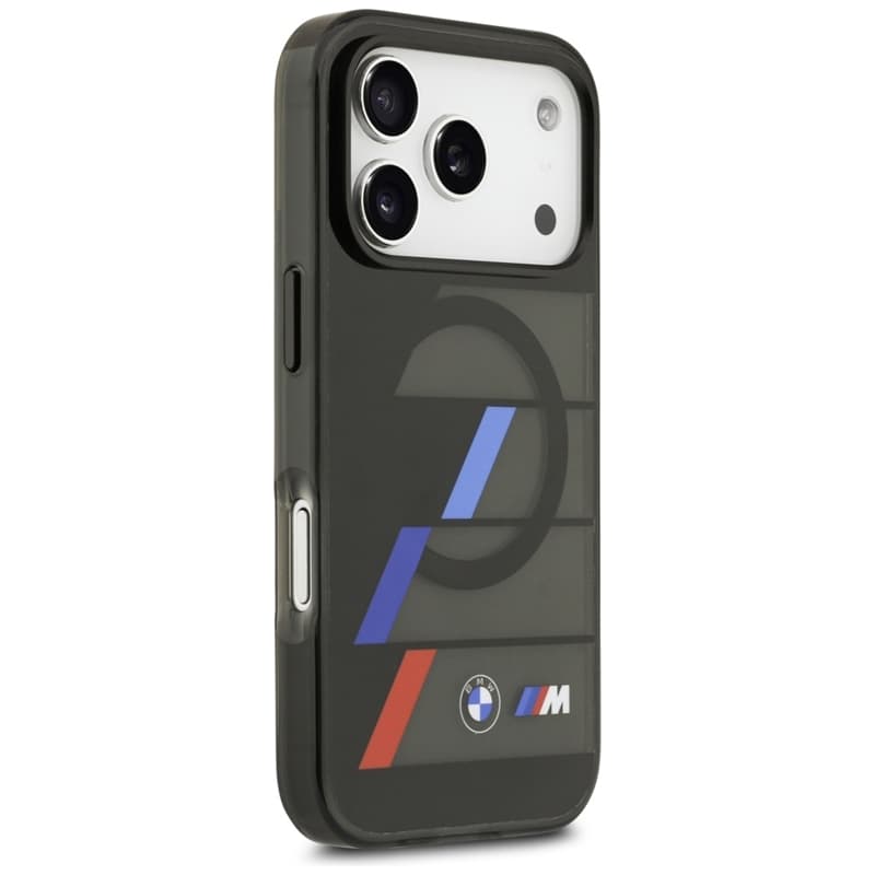 BMW M IML Metal Buttons Tricolor Lines MagSafe - Case iPhone 17 Pro (black) 4