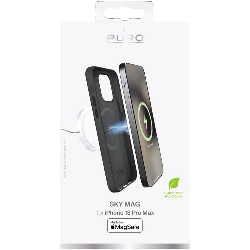 PURO SKYMAG - Case for iPhone 13 Pro Max Made for MagSafe (Black) 6