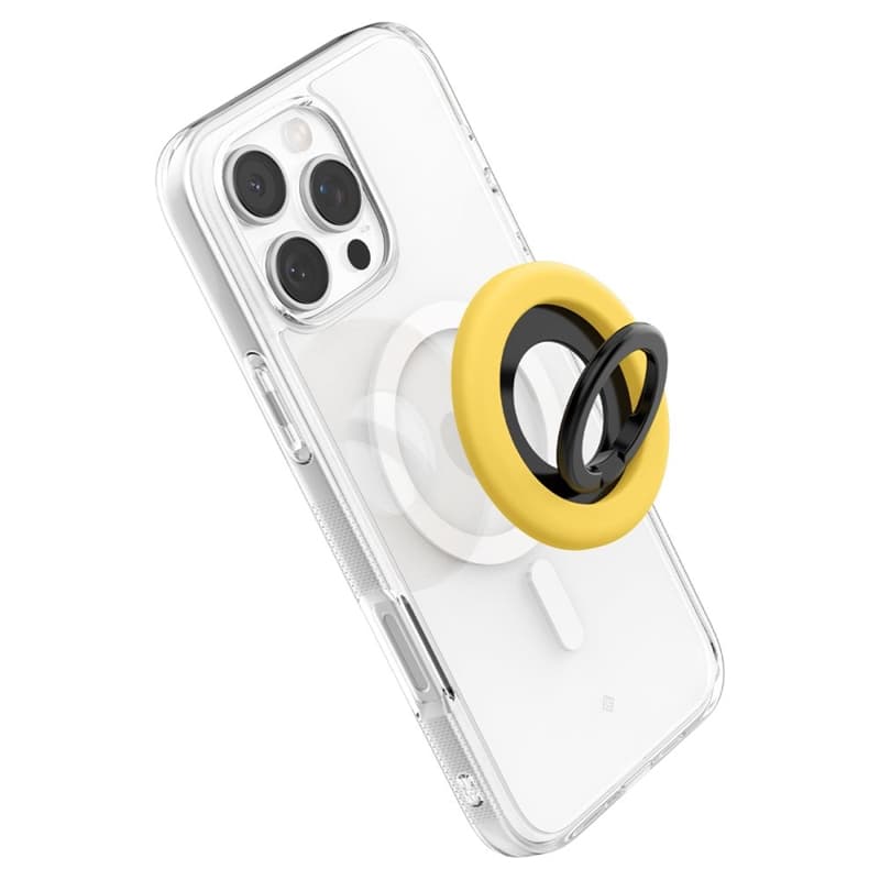 Spigen Nano Pop MagSafe Phone Ring - Finger holder with stand function (Mango Yellow) 8