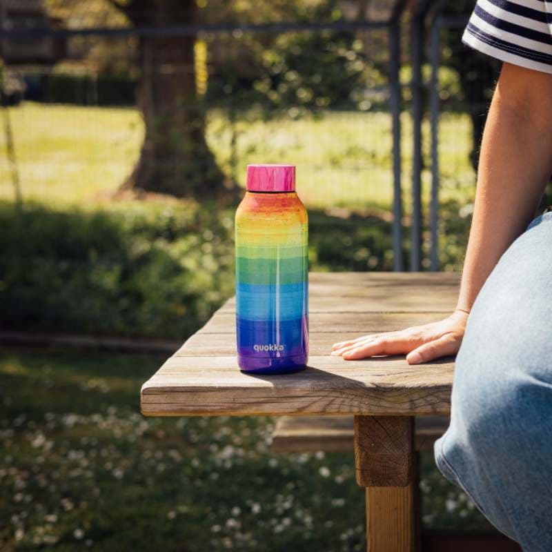 Quokka Solid - Stainless Steel Thermal Bottle 510 ml (Rainbow) 5