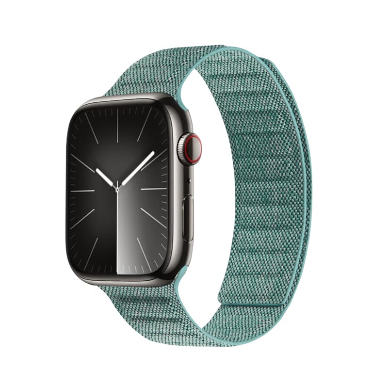 Crong Melange - Magnetic strap for Apple Watch 38/40/41/42 mm (turquoise melange) 1