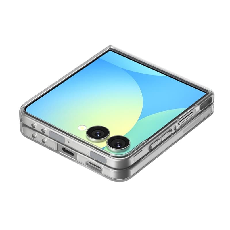 Spigen Airskin Mag MagSafe - Case for Samsung Galaxy Z Flip 7 (Clear/White) 8