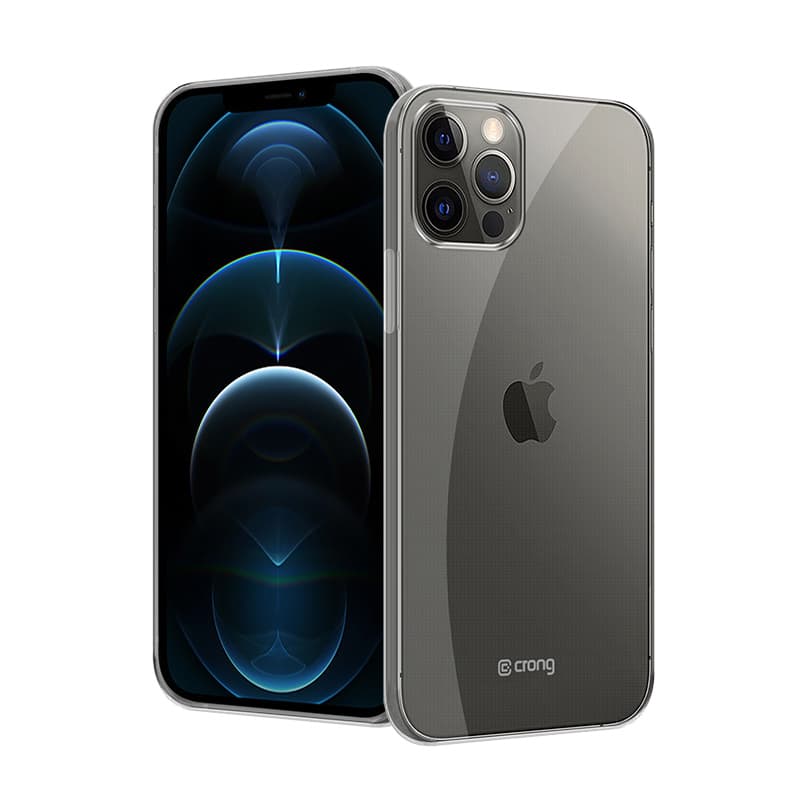 Crong Crystal Slim Cover - iPhone 12 Pro Max Case (Clear) 2