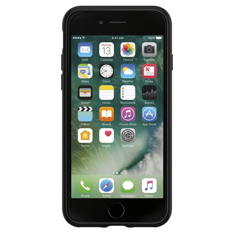 Spigen Liquid Air - Case for iPhone SE 2022 / SE 2020 / 8 / 7 (Black) 4