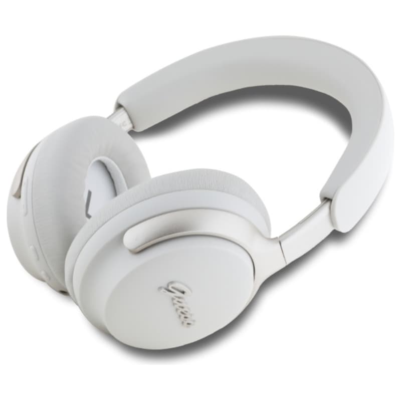 Guess Metal Script Logo - Wireless Over-Ear Bluetooth Headphones ANC + ENC (beige) 2