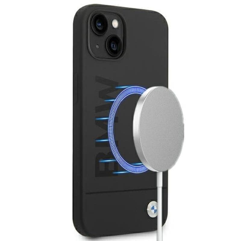 BMW Silicone Signature Logo MagSafe - Case for iPhone 14 Plus (Black) 1