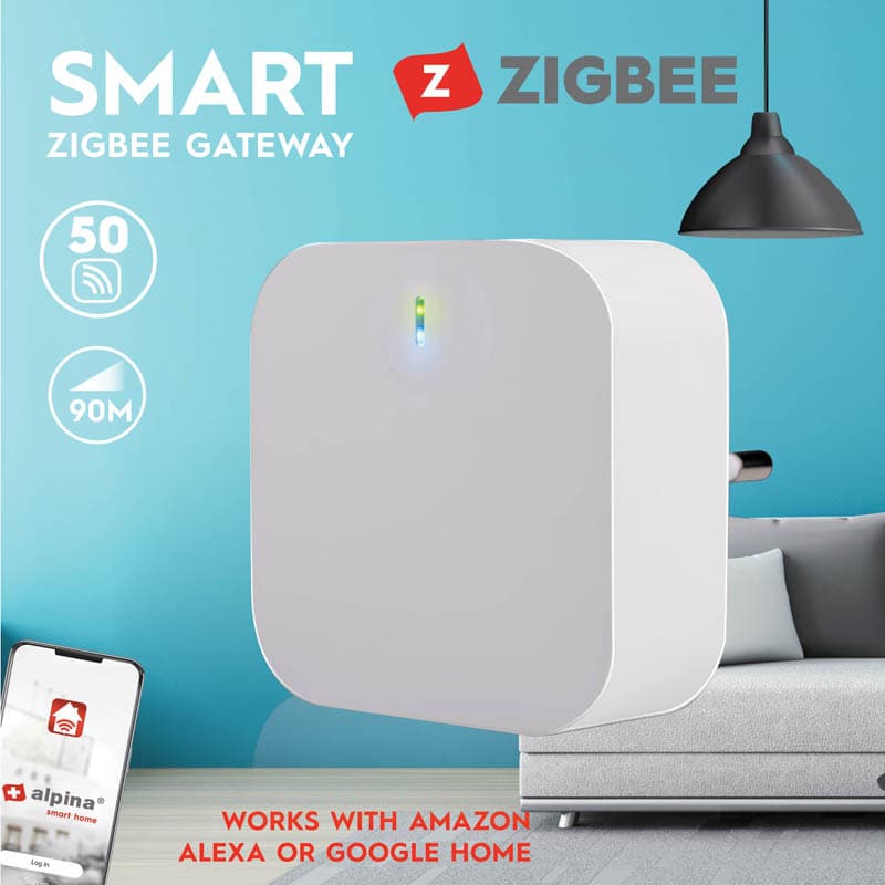 Alpina - Zigbee hub gateway to connect devices in this standard 3