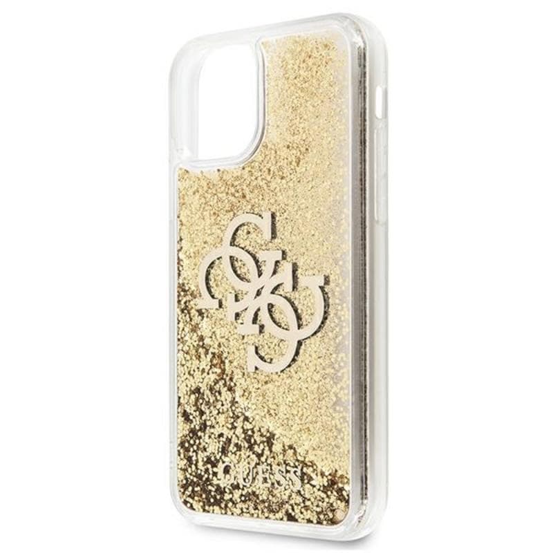 Guess Liquid Glitter 4G Big Logo - Case for iPhone 11 (gold) 3