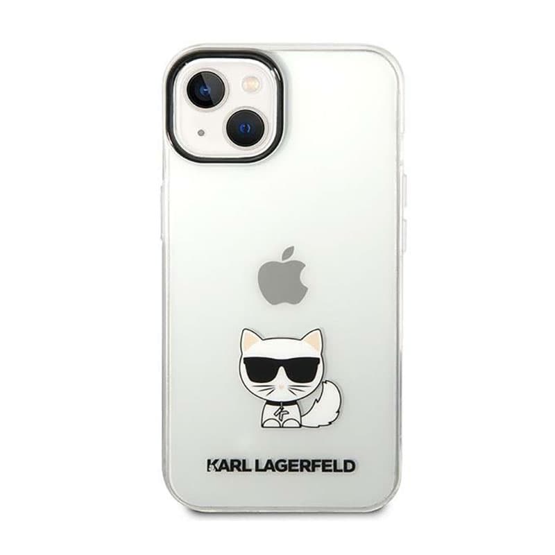 Karl Lagerfeld Choupette Body - Case for iPhone 14 Plus (Clear) 3