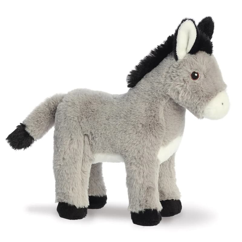 Eco Nation – Plush Toy / Cuddly Donkey 22 cm Eco-Friendly 4
