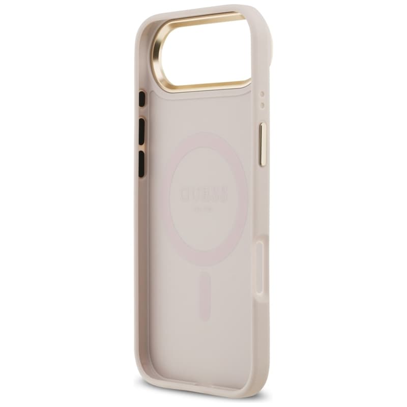 Guess Grained Strass Logo MagSafe - Case iPhone Air (pink) 7