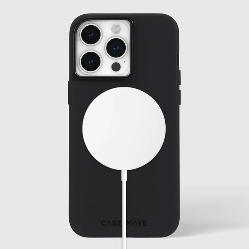 Case-Mate Silicone MagSafe - Case iPhone 15 Pro Max (Black) 2