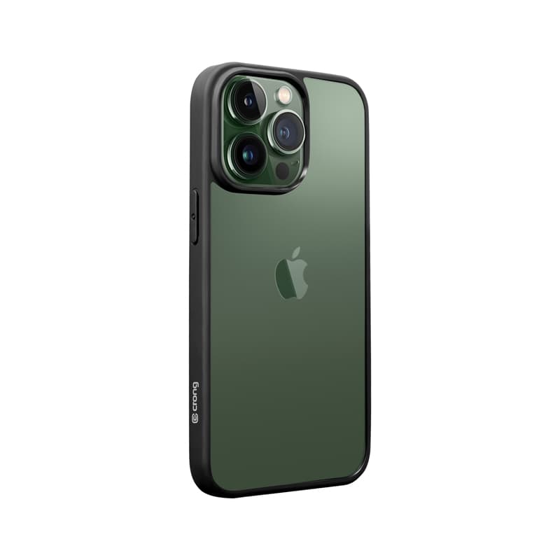 Crong Clear Cover - Case for iPhone 13 Pro Max (Black) 8