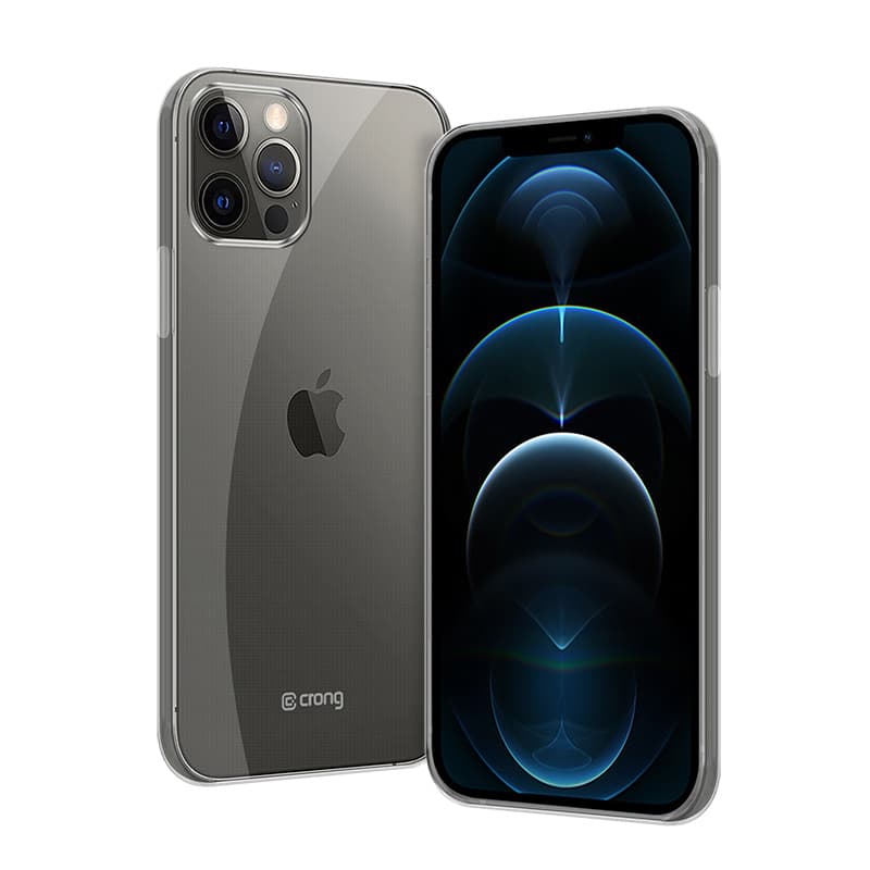 Crong Crystal Slim Cover - iPhone 12 Pro Max Case (Clear) 3
