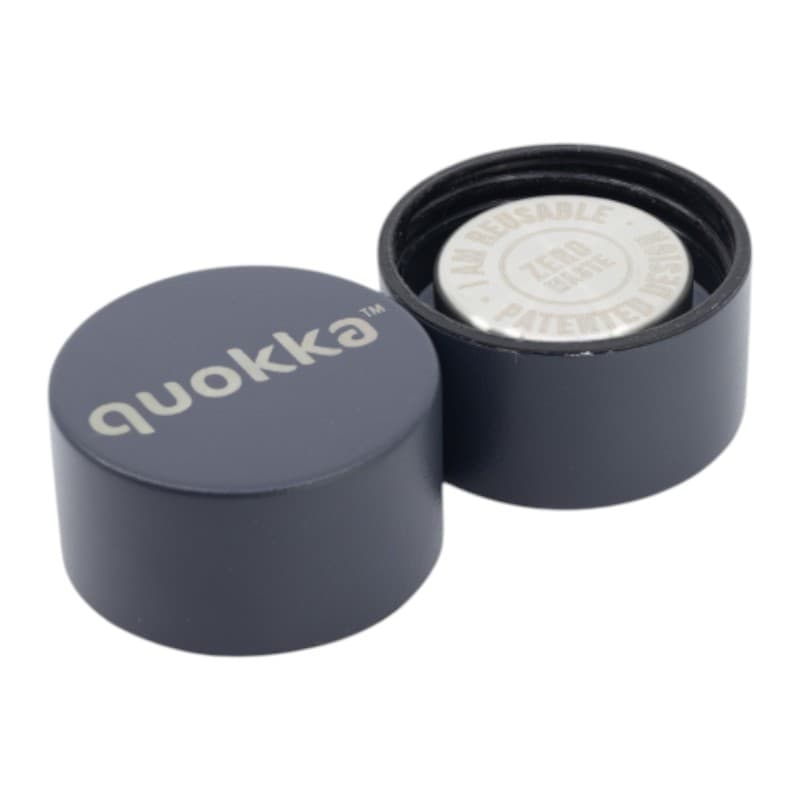 Quokka Solid With Strap - 510ml Stainless Steel Thermos Bottle with Strap (Slate) 4