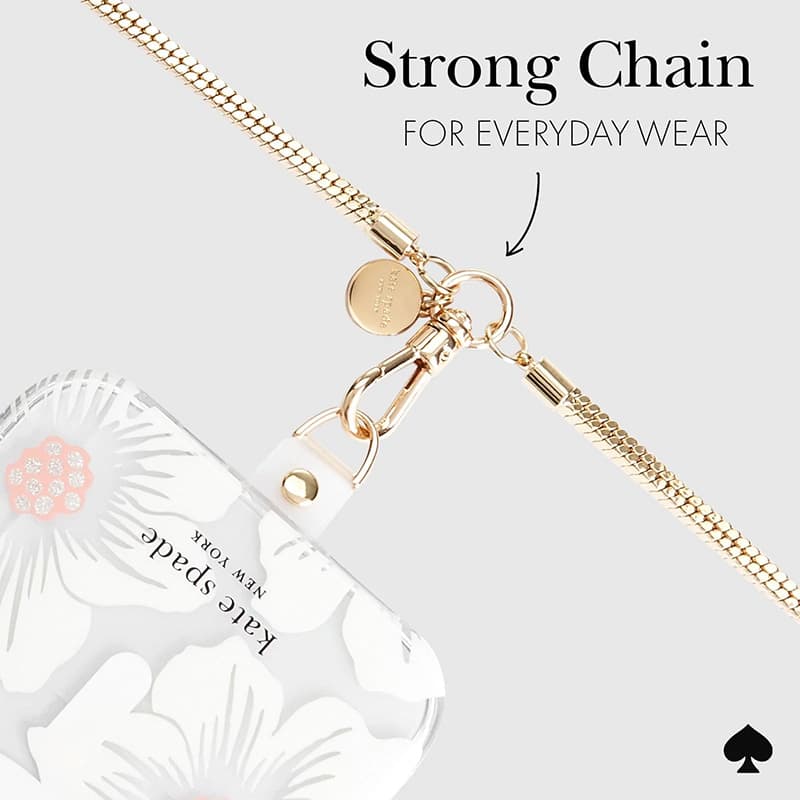 Kate Spade New York Phone Crossbody - Phone Shoulder Chain (Heart of Gold) 6