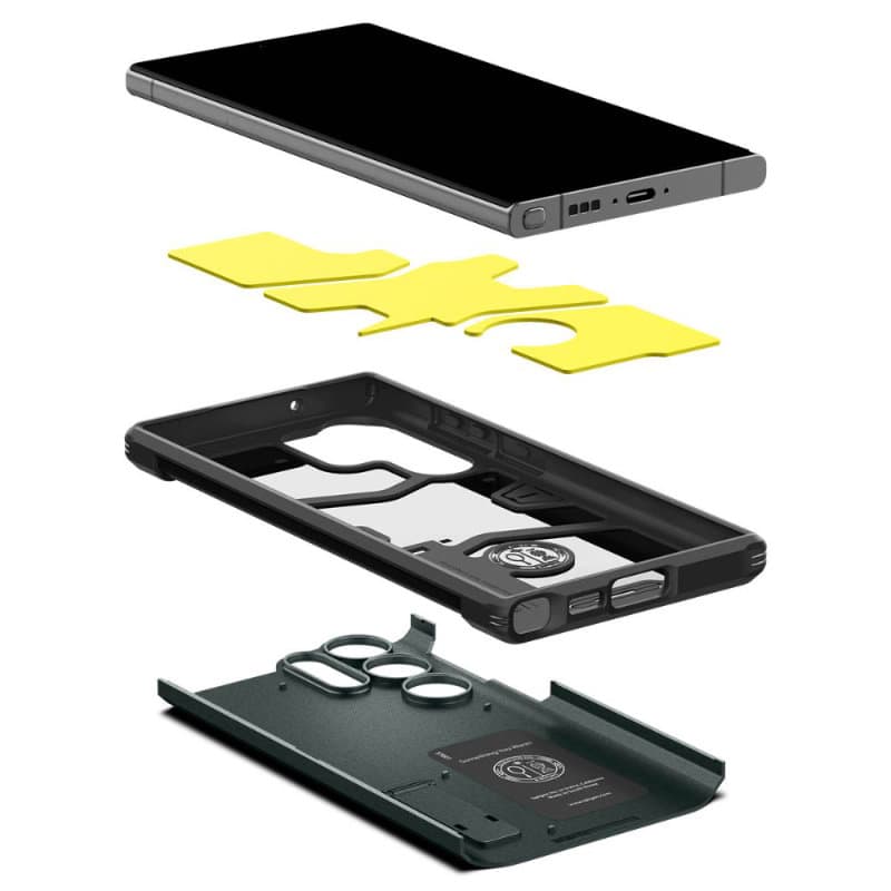 Spigen Tough Armor - Case for Samsung Galaxy S23 Ultra (Abyss Green) 5