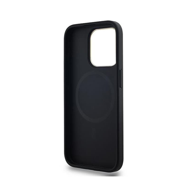 DKNY Leather Checkered Mono Pattern MagSafe - Case for iPhone 15 Pro (Black) 7