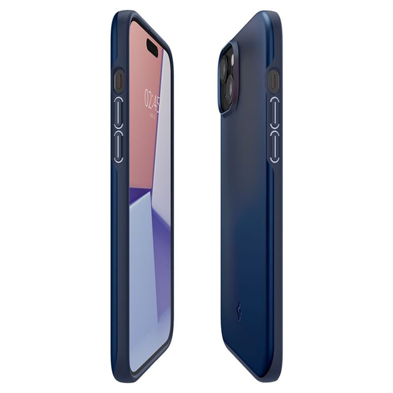 Spigen Thin Fit - Case for iPhone 15 (Navy Blue) 8