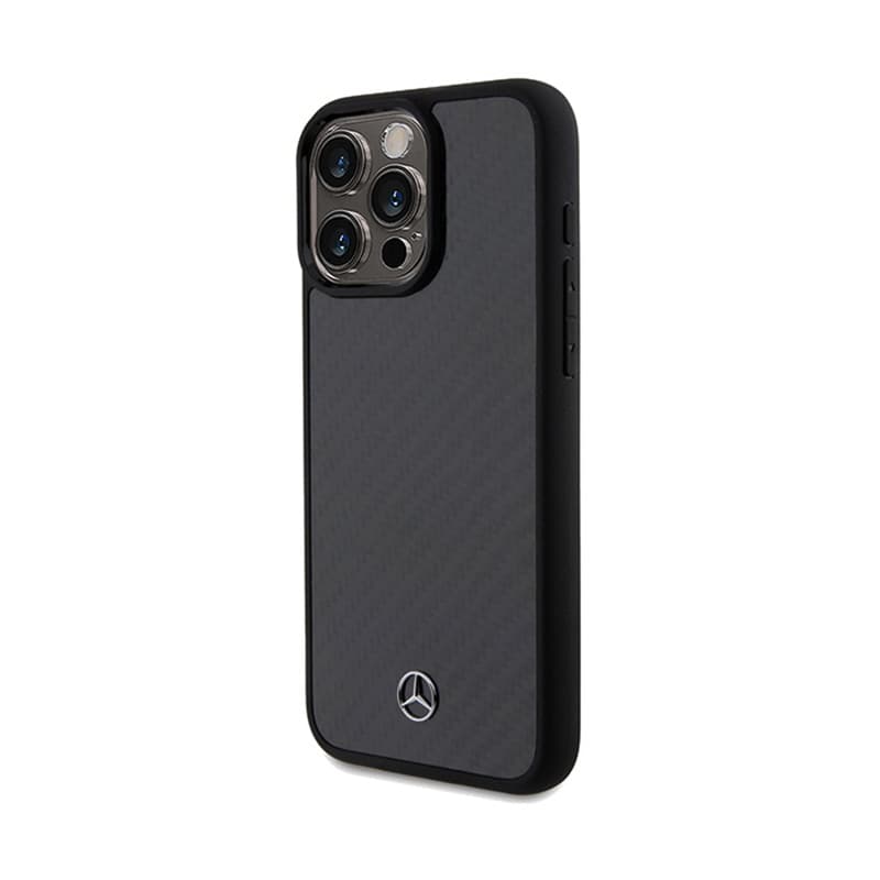 Mercedes Carbon Fiber Dynamic - Case iPhone 15 Pro Max (Black) 2