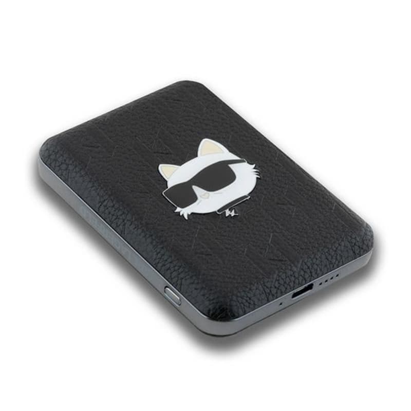 Karl Lagerfeld Choupette Head Pin MagSafe - Wireless Power Bank 5000 mAh 15W (black) 4