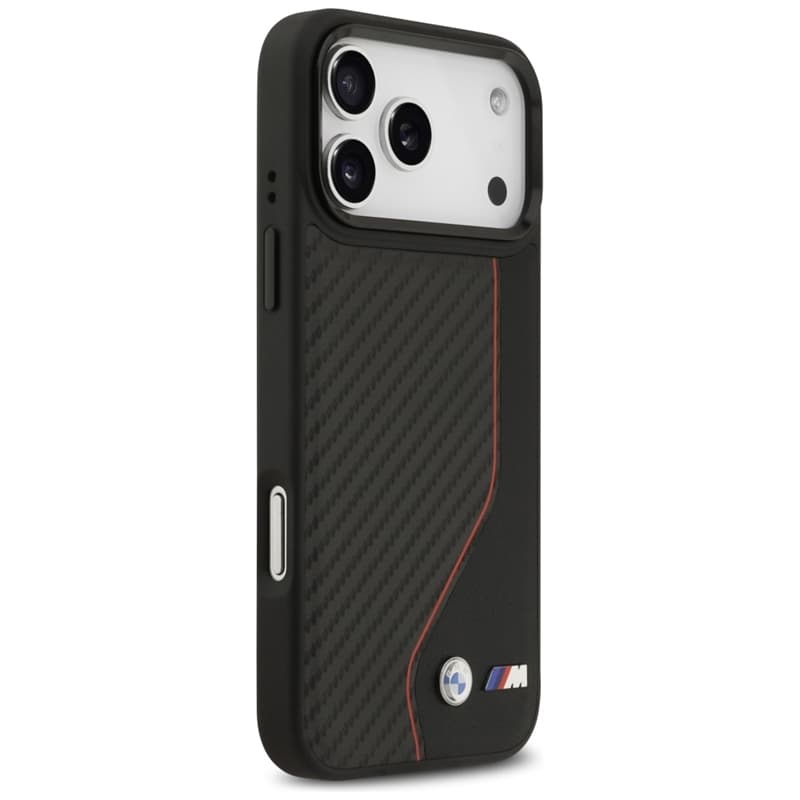 BMW M Carbon Line & Logo MagSafe - Case iPhone 17 Pro Max (red) 4