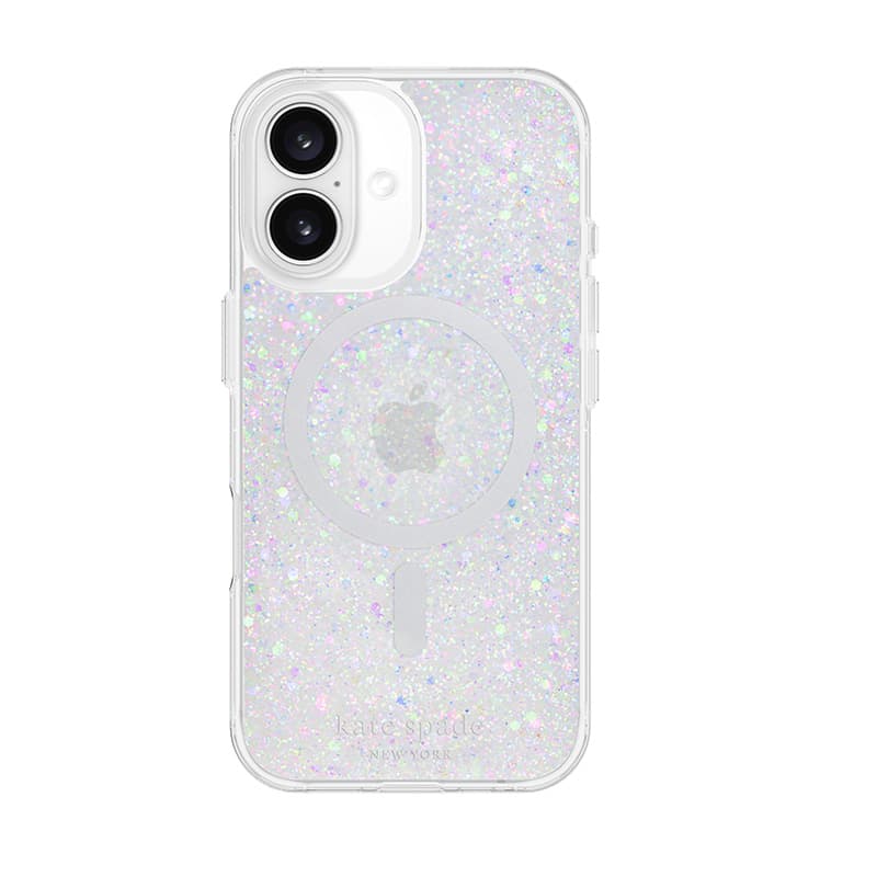 Kate Spade New York Protective MagSafe - Case for iPhone 16 (Chunky Glitter) 2