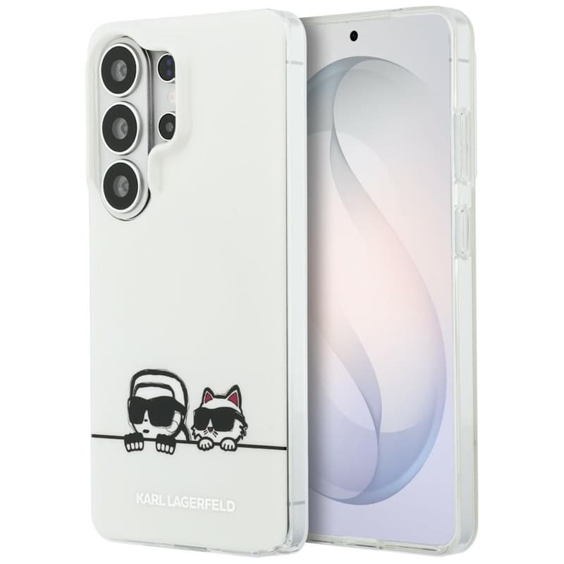 Karl Lagerfeld IML Peekaboo Karl & Choupette MagSafe - Samsung Galaxy S26 Ultra Case (Clear)