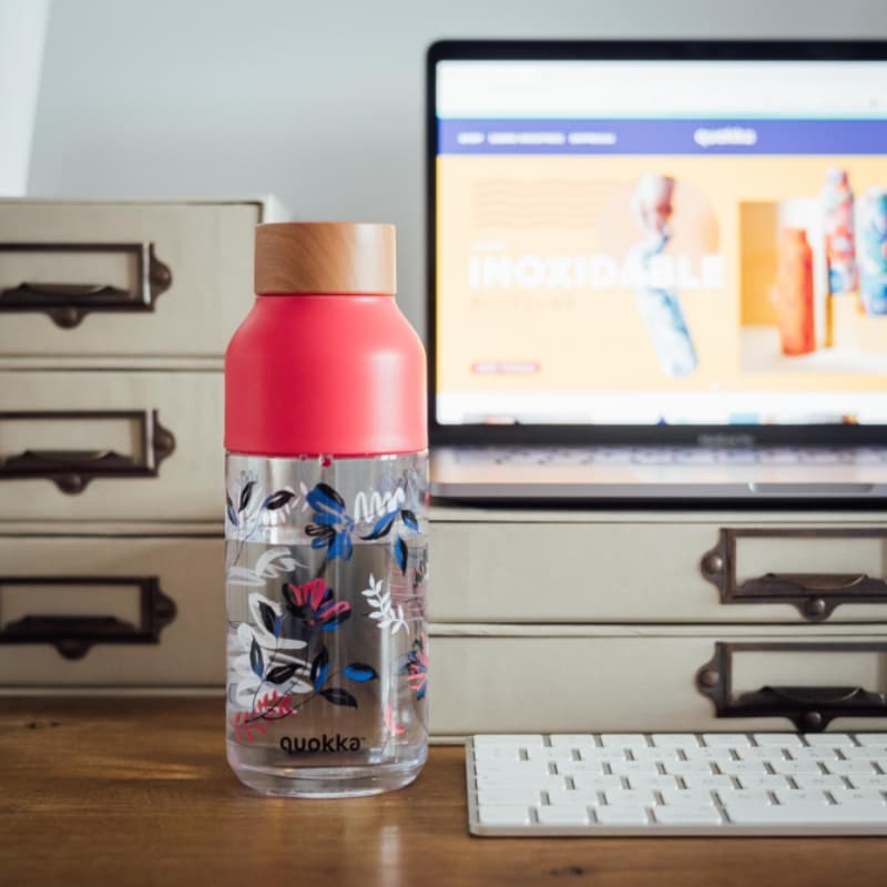 Quokka Ice - ecozen Water Bottle 570 ml (Blooms) 4