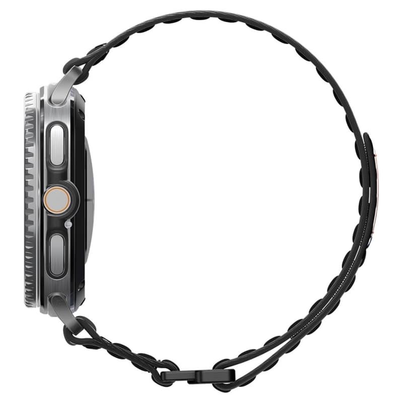 Spigen WBF0 Band - Strap for Samsung Galaxy Watch 8 / 8 Classic 40 / 44 / 46 mm (Black) 3