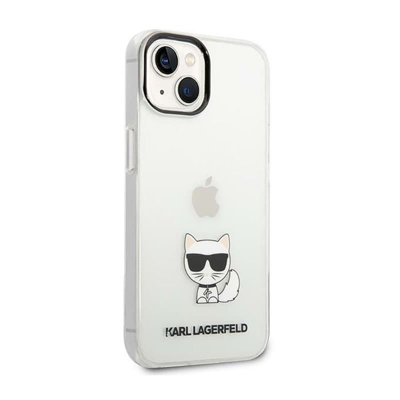 Karl Lagerfeld Choupette Body - Case for iPhone 14 Plus (Clear) 4