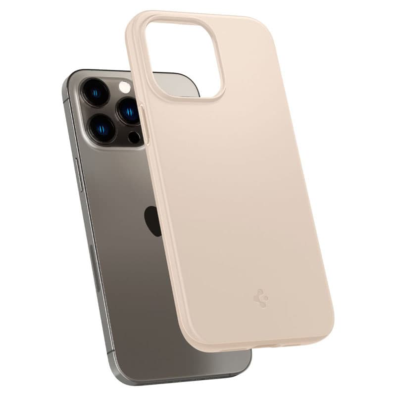 Spigen Thin Fit - Case for iPhone 14 Pro Max (Beige) 7