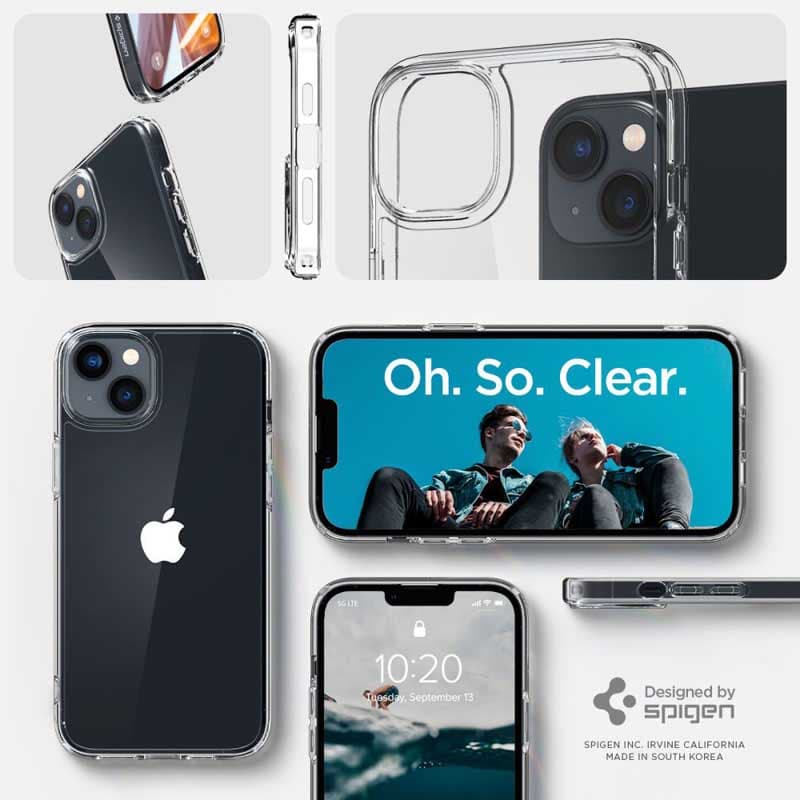 Spigen Ultra Hybrid - Case for iPhone 15 Plus / iPhone 14 Plus (Transparent) 3
