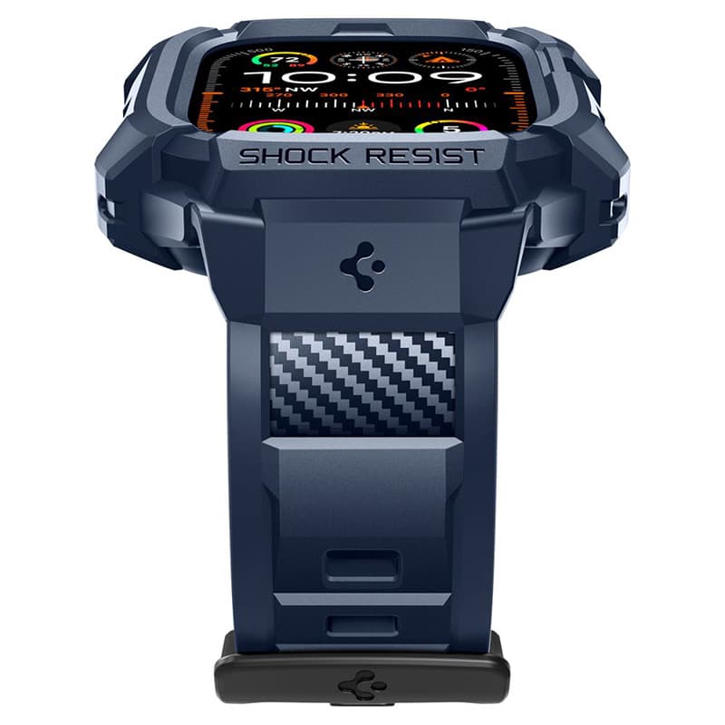 Spigen Rugged Armor Pro - Strap with case for Apple Watch Ultra 49 mm (Navy Blue) 4