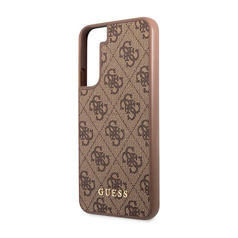 Guess 4G Metal Logo - Case for Samsung Galaxy S23 (Brown) 6
