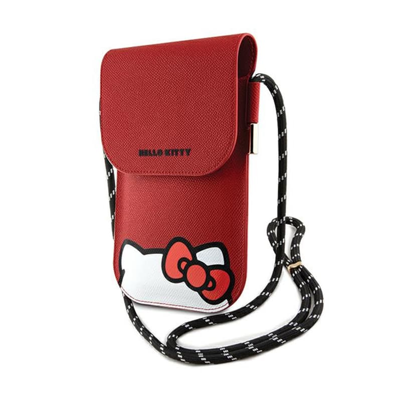 Hello Kitty Leather Hiding Kitty Cord - Phone crossbody bag (red) 1