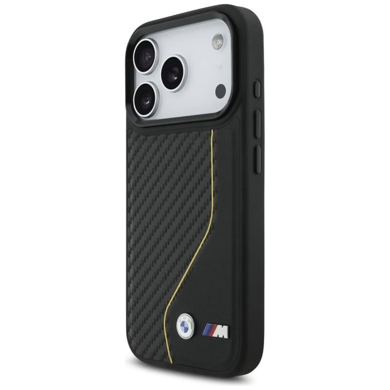 BMW M Carbon Line & Logo MagSafe - Case iPhone 17 Pro (yellow) 2