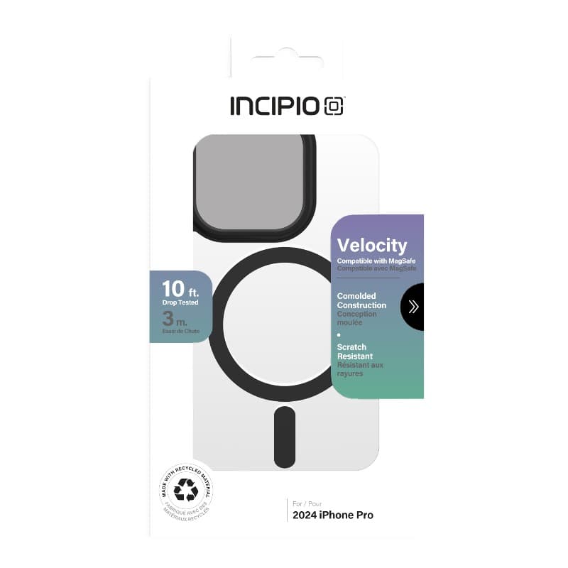 Incipio Velocity MagSafe - Case iPhone 16 Pro (Clear / Black) 4