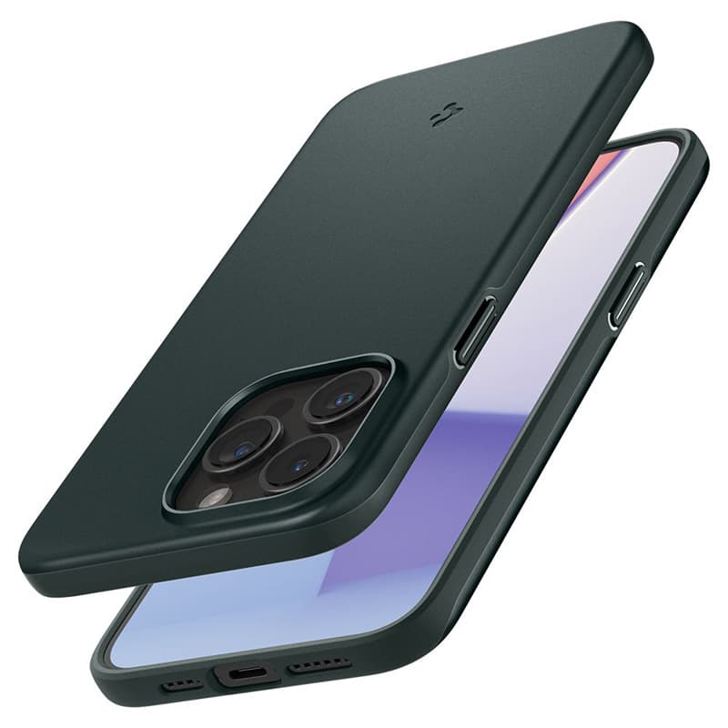 Spigen Thin Fit - Case for iPhone 15 Pro Max (Abyss Green) 7
