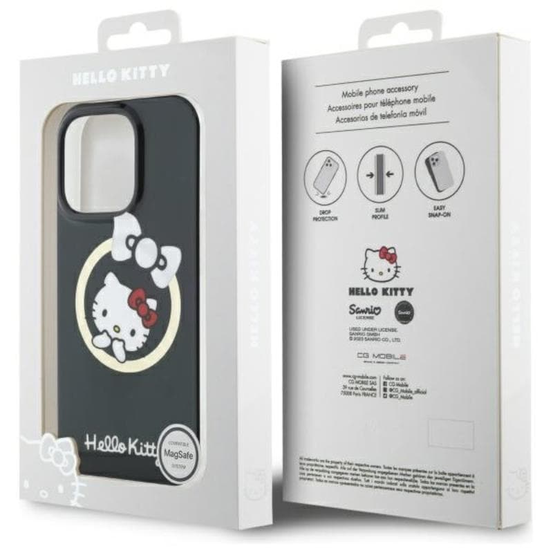 Hello Kitty IML Fun Bow MagSafe - Case for iPhone 16 Pro (black) 8