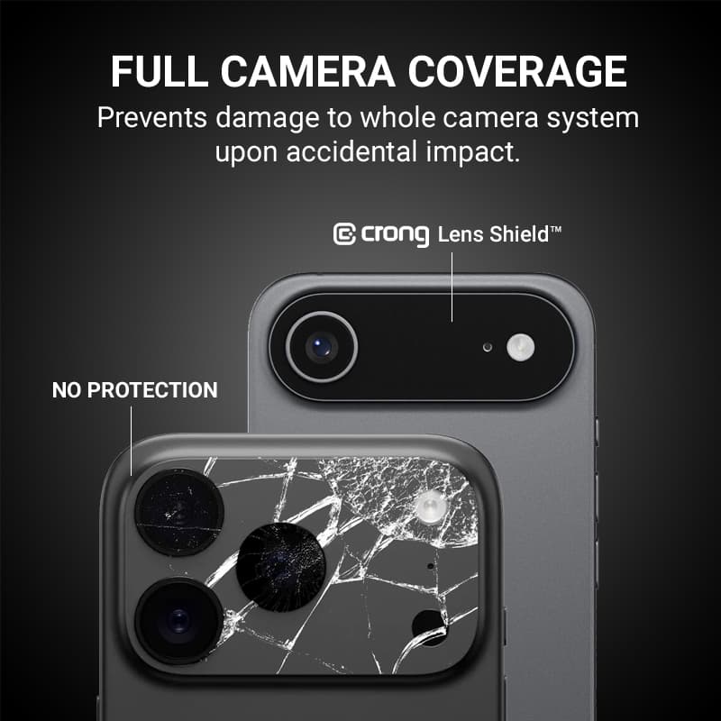 Crong Lens Shield - Glass for the iPhone Air camera and lens 4