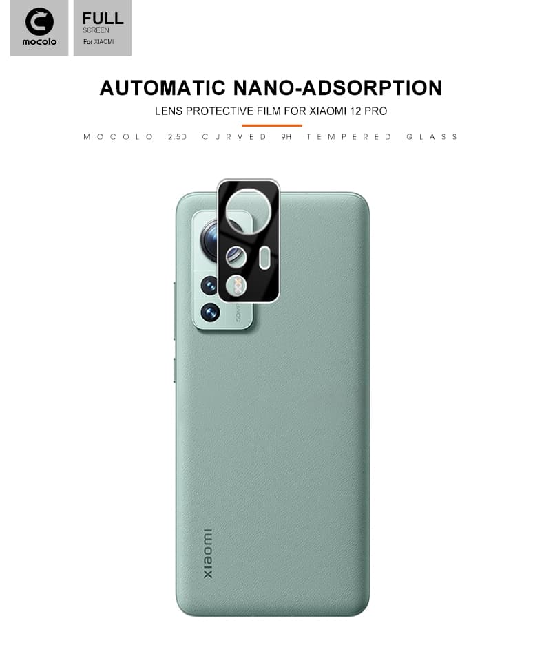 Mocolo Silk Camera Lens Glass - Protective glass for Xiaomi 12 Pro camera lens 8