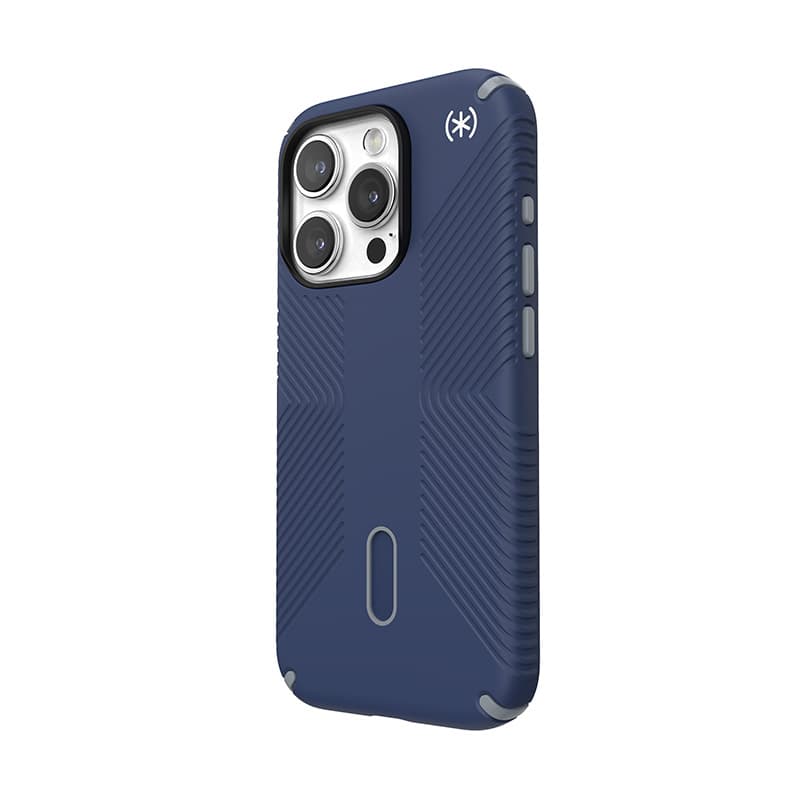 Speck Presidio2 Grip ClickLock & MagSafe - iPhone 15 Pro Case (Coastal Blue / Dust Gray) 7