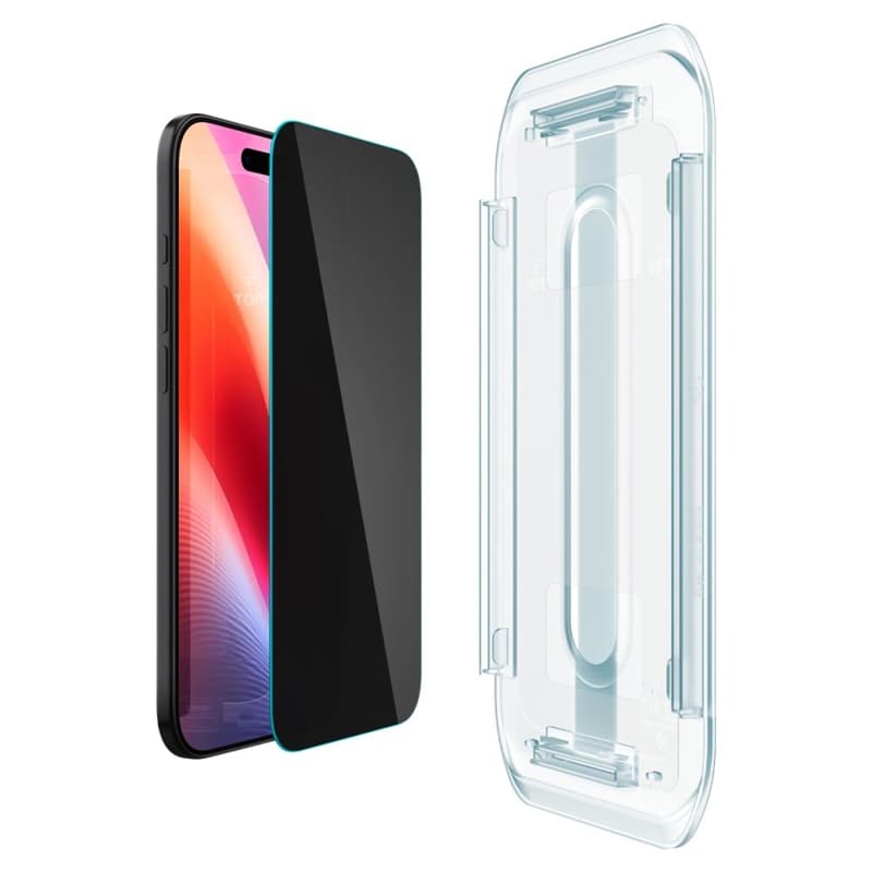Spigen GLAS.TR EZ FIT Privacy 2-Pack - Tempered Glass with Privacy Filter for iPhone Air 4